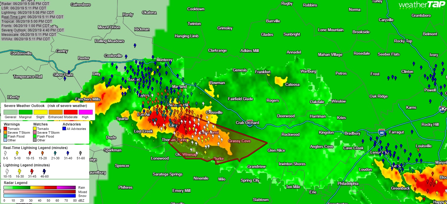 TORNADO WARNING for southern Cumberland County Meteorologist Mark