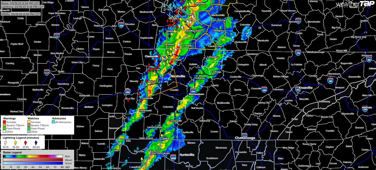 9:40 pm Storm Update – Meteorologist Mark