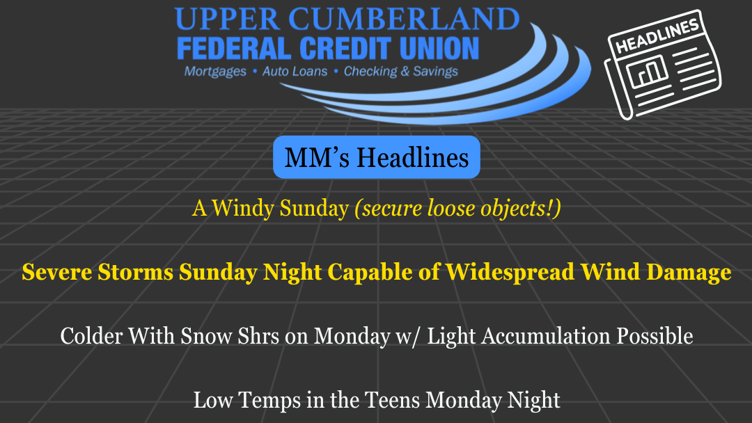 MM’s Special Saturday Night Update: Tracking Severe Storms & Snow ...