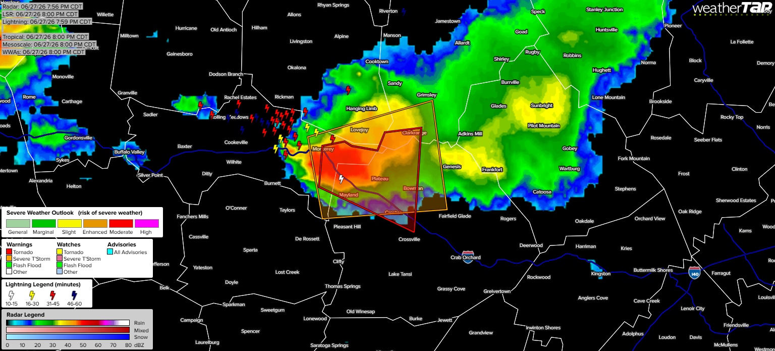 Tornado Warning for Northern Cumberland County until 8:45 ...
